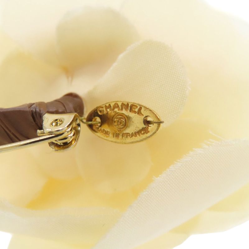Chanel Camellia Corsage Brooch Cloth