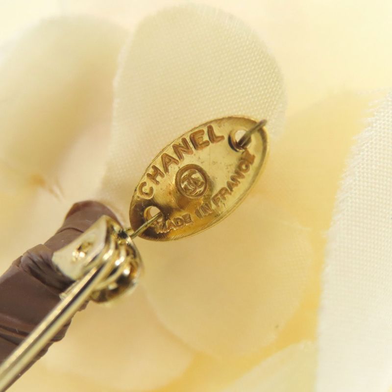 Chanel Camellia Corsage Brooch Cloth