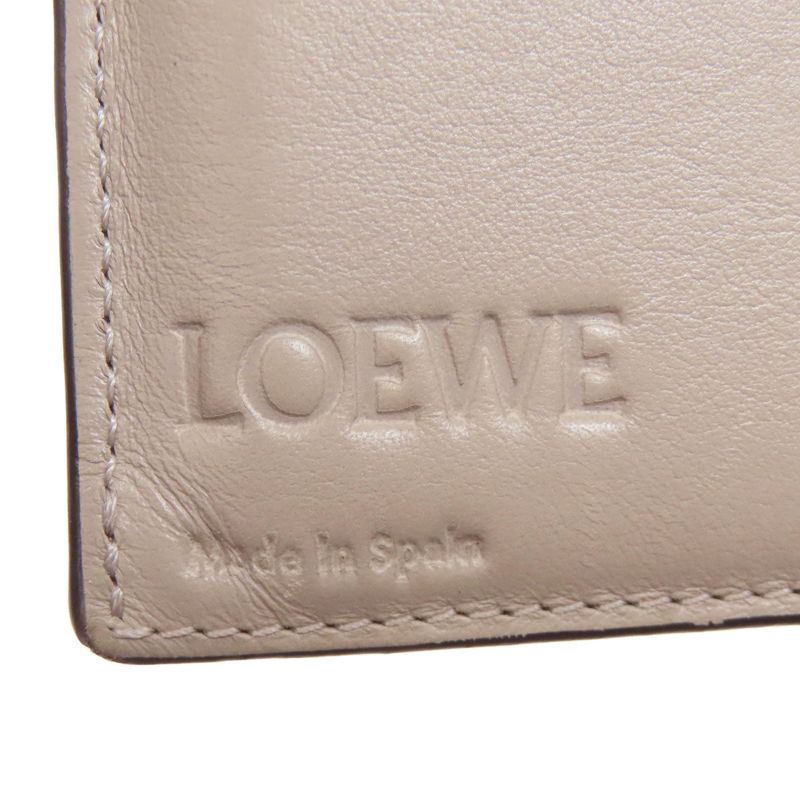 Loewe Anagram Radical Wallet Leather Gray Green