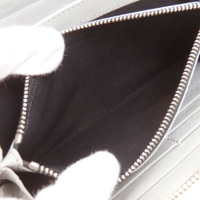 Balenciaga Logo Wallet Leather