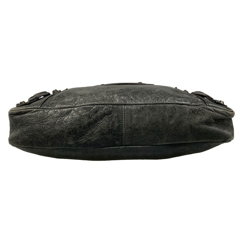 Balenciaga Handbag the First Dark Gray Leather
