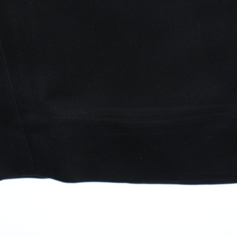 Loewe Anagram Button Acetate Trousers Long Pants Black