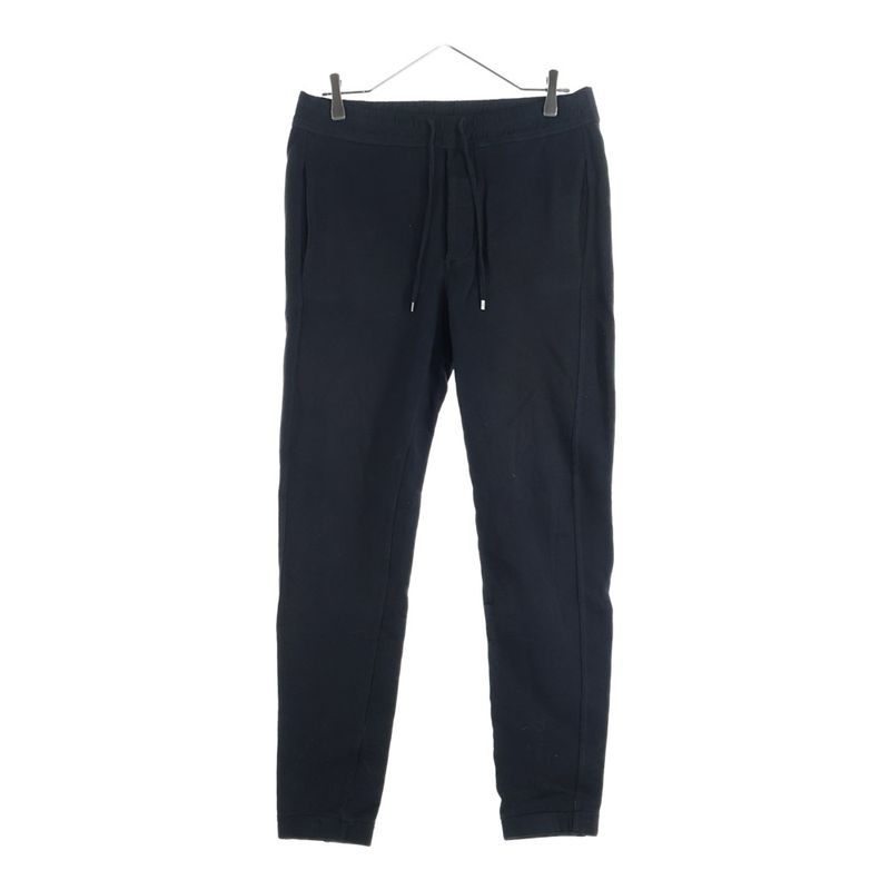 Saint Laurent Paris Button Fly Easy Sweatshirt Jogger Pants Black