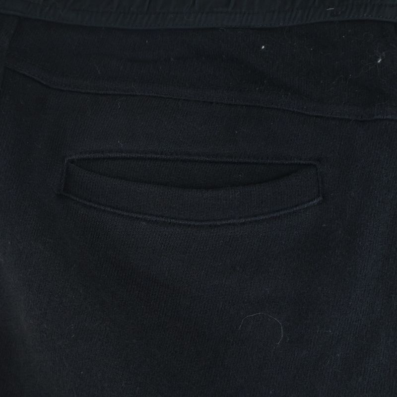 Saint Laurent Paris Button Fly Easy Sweatshirt Jogger Pants Black