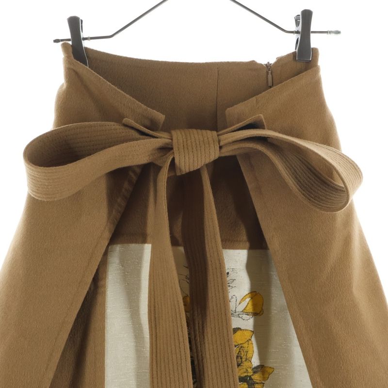 Loewe Collection Skirt Beige Wool
