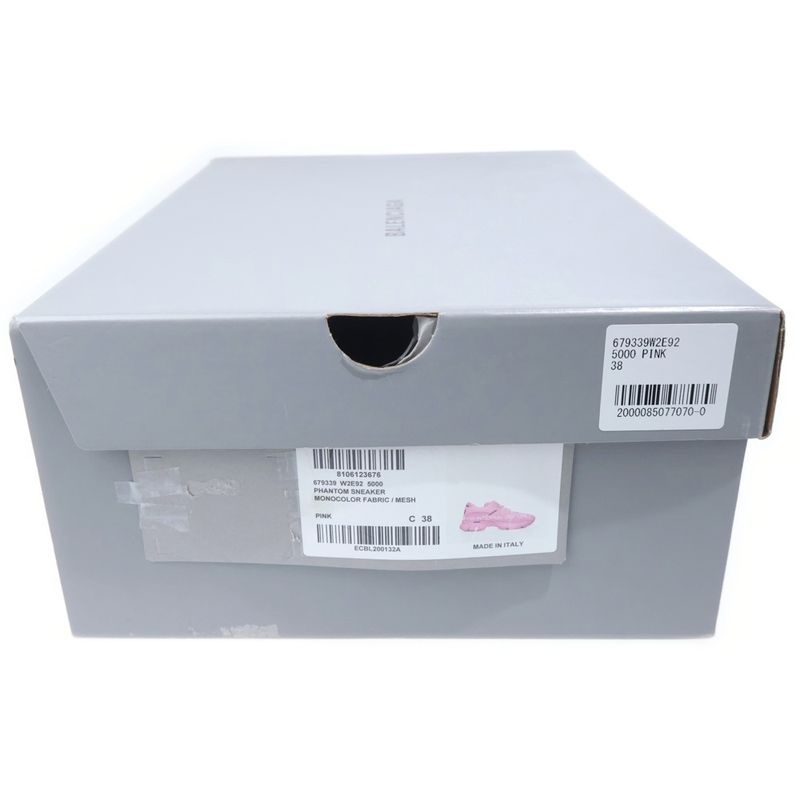 Balenciaga Phantom Sneaker Us8 Low Cut Sneakers Pink