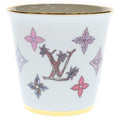 Louis Vuitton Monogram Flower Porcelain Mug Tableware White Hat