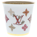 Louis Vuitton Monogram Flower Porcelain Mug Tableware White Hat