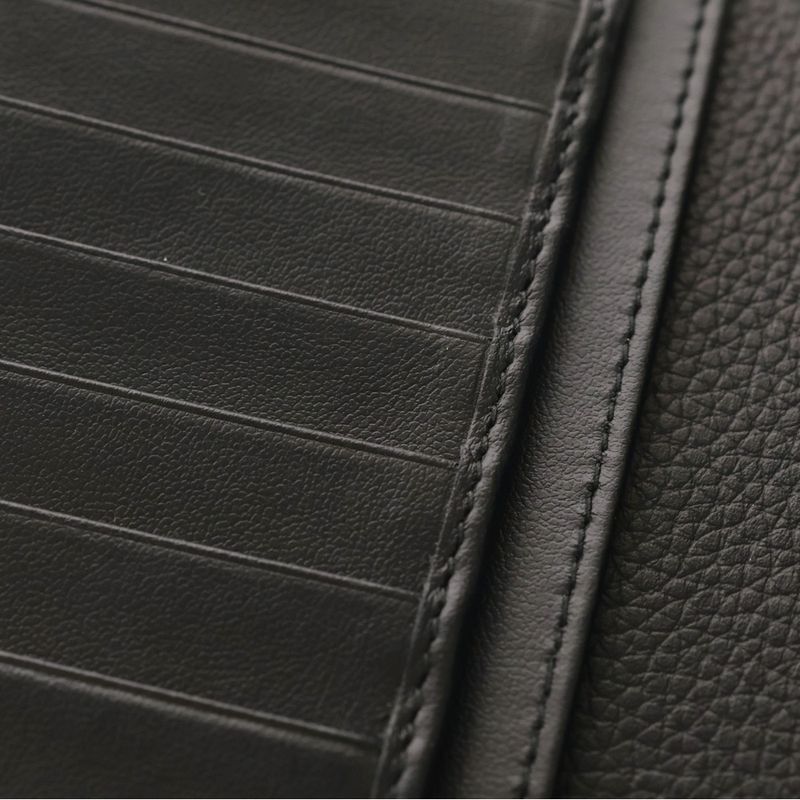 Dior Saddle Vertical Bifold Wallet Black