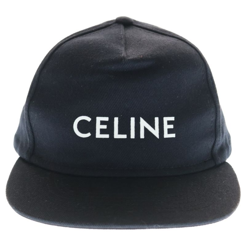 Celine Baseball Cap Panel Cap Hat Black