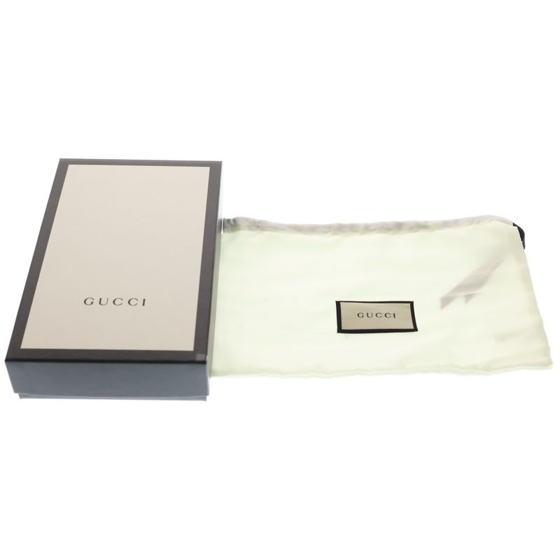 Gucci Micro Guccissima Travel Case Organizer Wallet Black