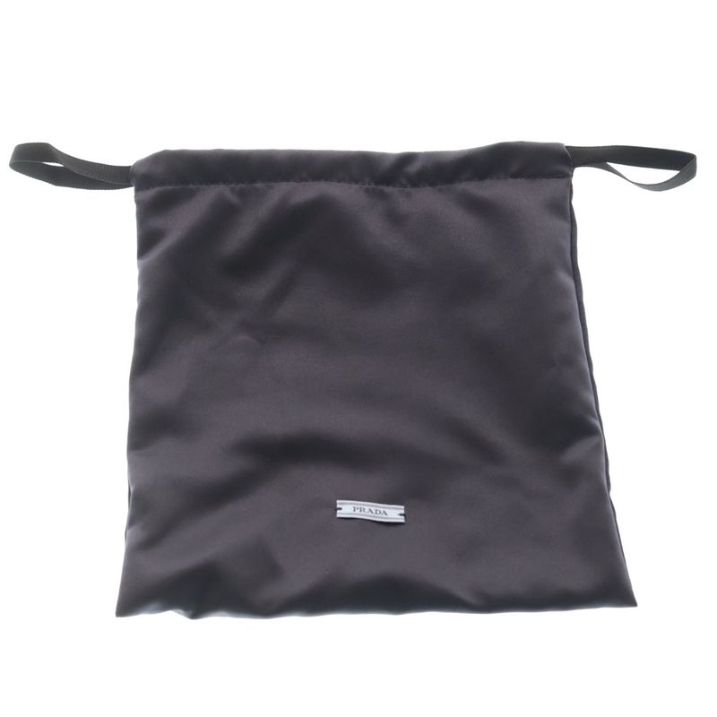 Prada Triangle Logo Beanie Knit Cap Navy