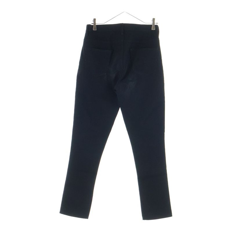 Dior Homme Chris Era Wool Stretch Pants Long Skinny Black