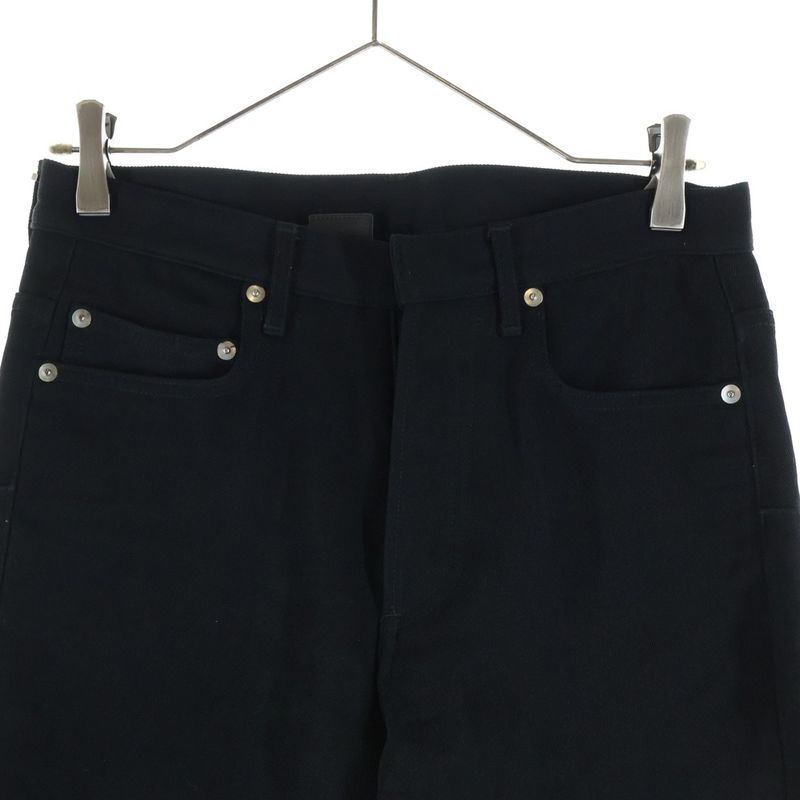 Dior Homme Chris Era Wool Stretch Pants Long Skinny Black