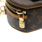 Louis Vuitton Monogram Chappo Necklace Mini Shoulder Bag Brown