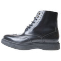 Dior Wingtip Lace Up Boots Black