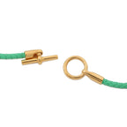 Hermes Bracelet Glenan Double Tour Vert Comic Gold Swift Veil Comic