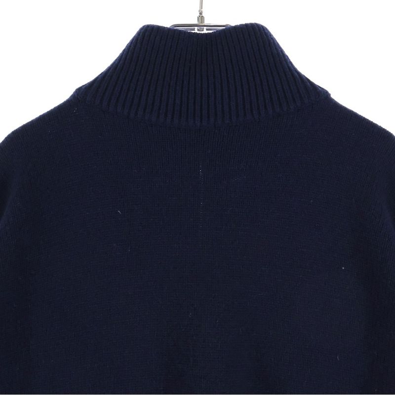 Loewe Half Zip Cashmere Sweater Anagram Logo Knit