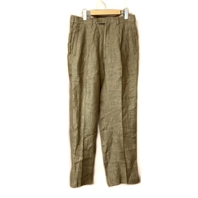 Fendi Old Pants Trousers Tuck Brown