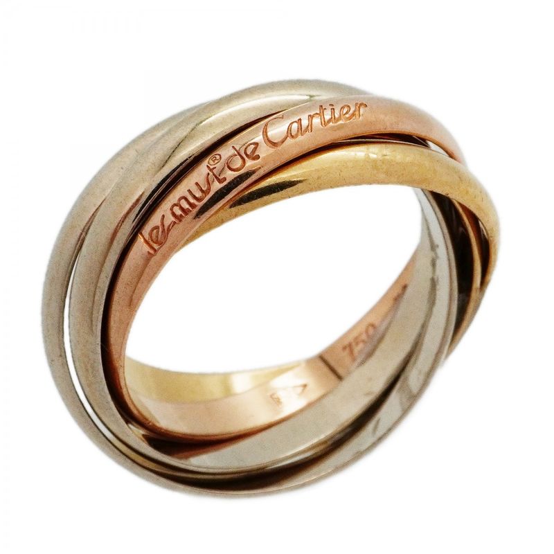 Cartier Ring Trinity 18K Yellow Gold 18K White