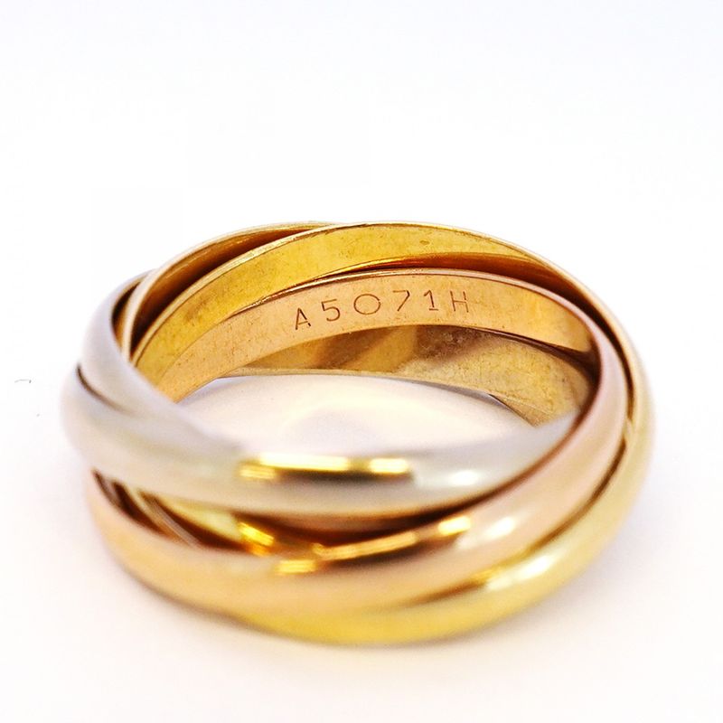 Cartier Ring Trinity 18K Yellow Gold 18K White