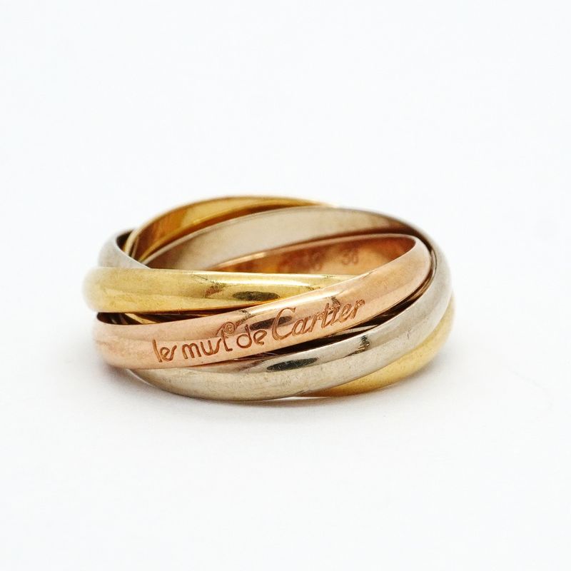 Cartier Ring Trinity 18K Yellow Gold 18K White