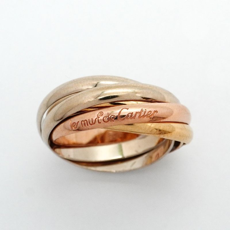 Cartier Ring Trinity 18K Yellow Gold 18K White