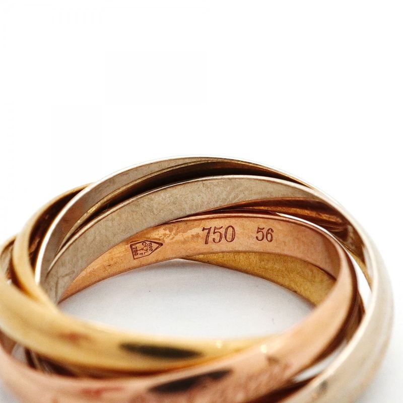 Cartier Ring Trinity 18K Yellow Gold 18K White