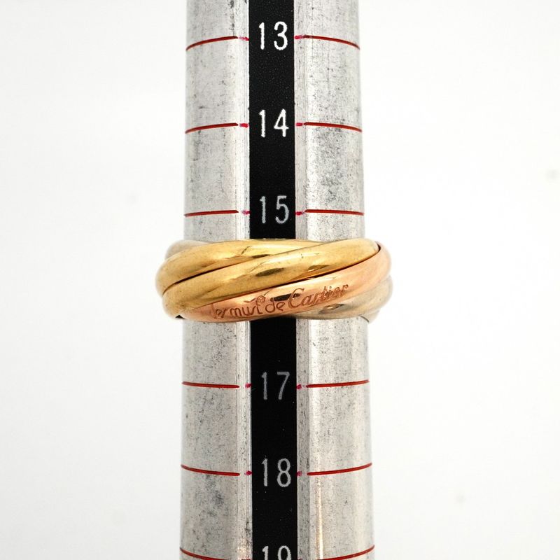 Cartier Ring Trinity 18K Yellow Gold 18K White