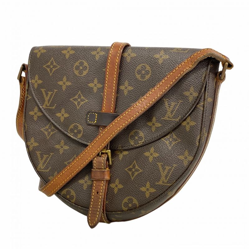 Louis Vuitton Shoulder Bag Monogram Cite MM Brown T-Shirt