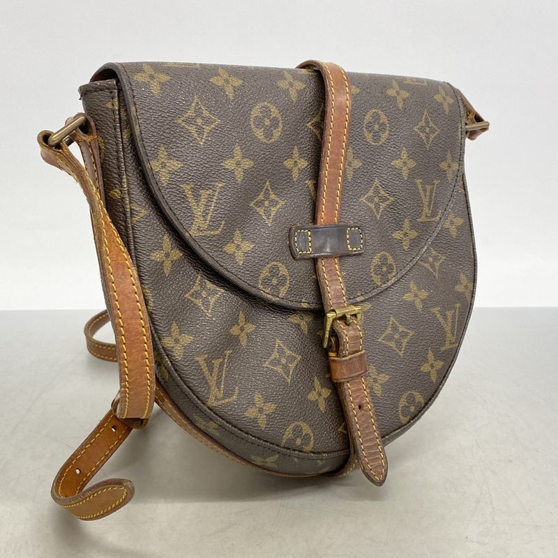 Louis Vuitton Shoulder Bag Monogram Cite MM Brown T-Shirt