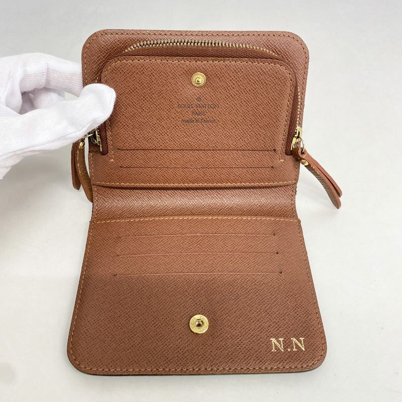Louis Vuitton Coin Case Monogram Porte Monnaie Insolite Brown