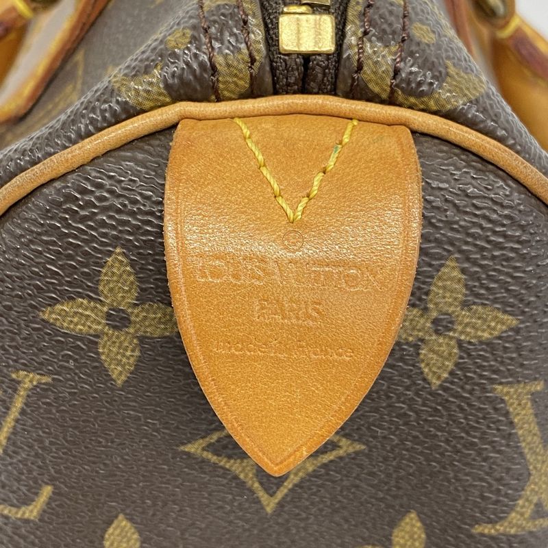 Louis Vuitton Handbag Monogram Speedy 25 Brown