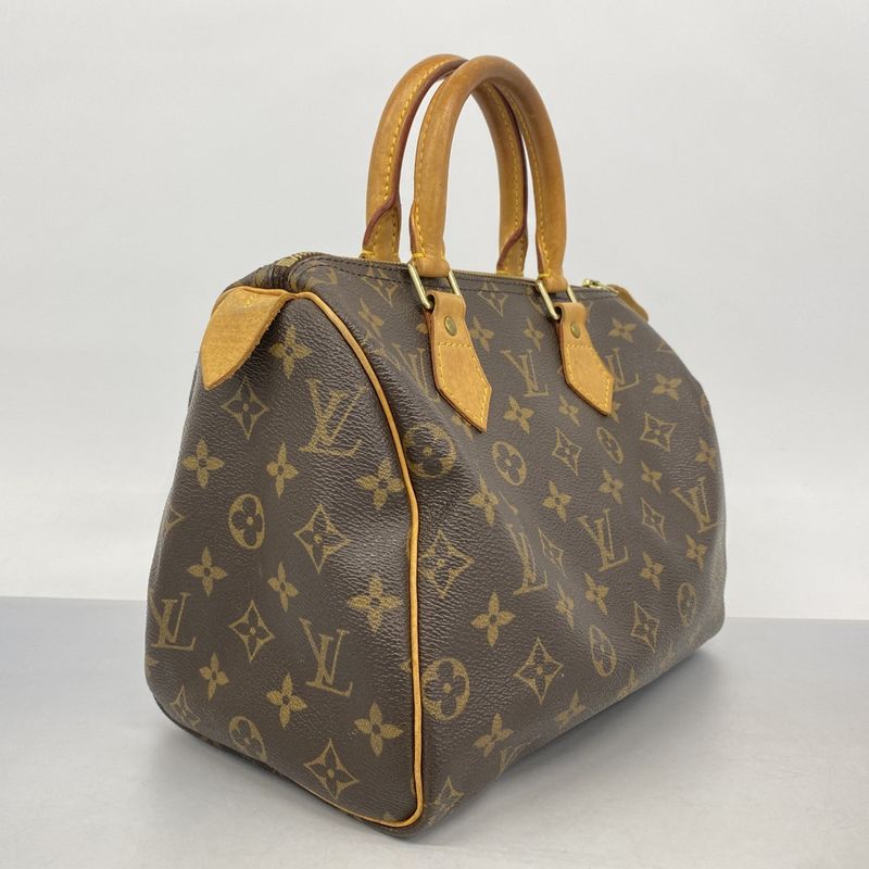 Louis Vuitton Handbag Monogram Speedy 25 Brown