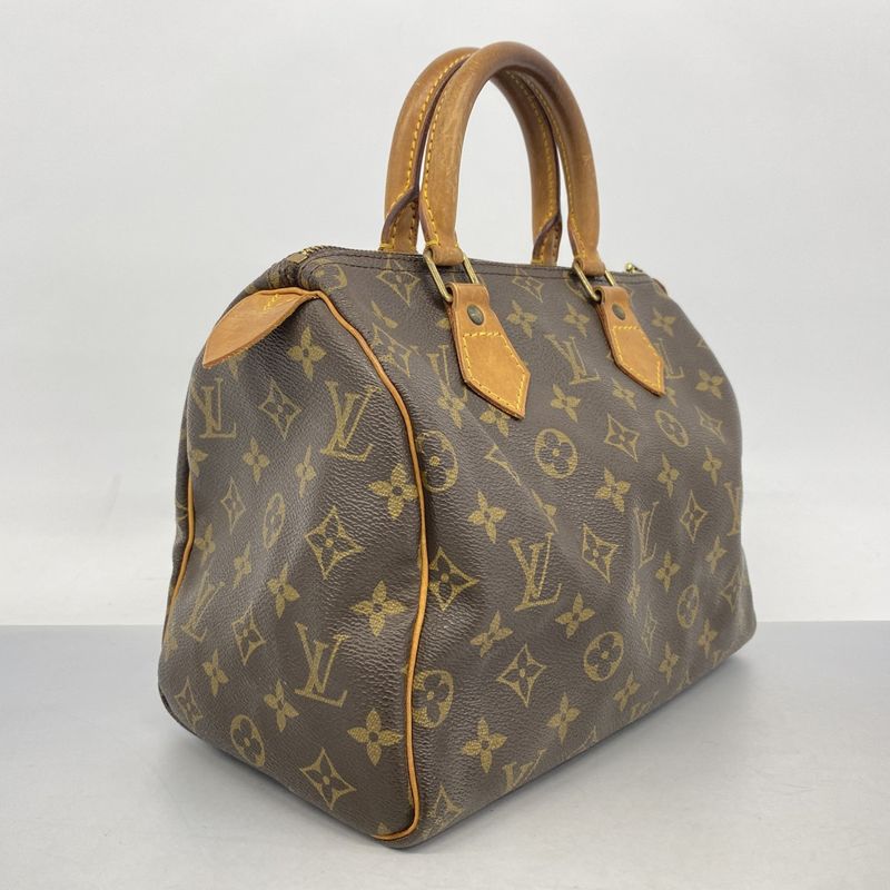Louis Vuitton Handbag Monogram Speedy 25 Brown