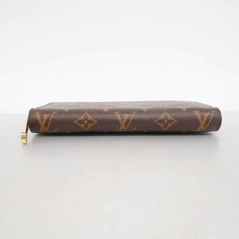 Louis Vuitton Wallet Monogram Zippy Brown Coquelicot