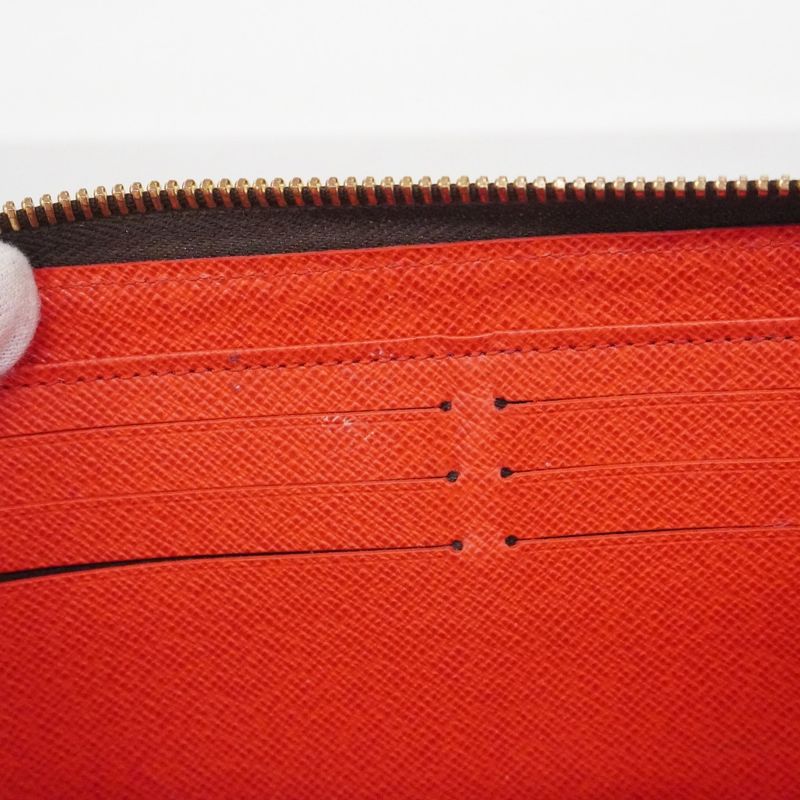 Louis Vuitton Wallet Monogram Zippy Brown Coquelicot