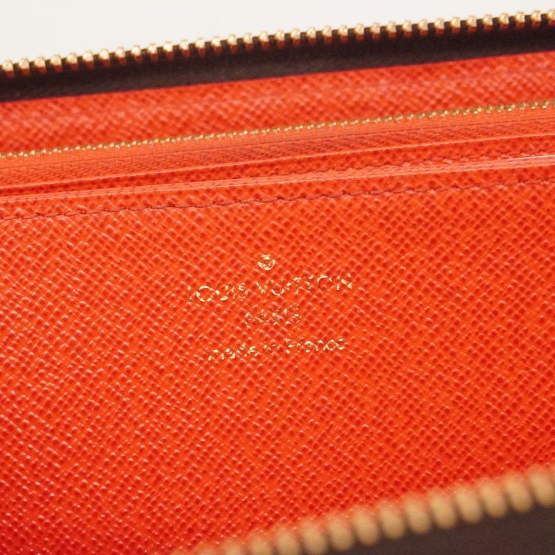 Louis Vuitton Wallet Monogram Zippy Brown Coquelicot