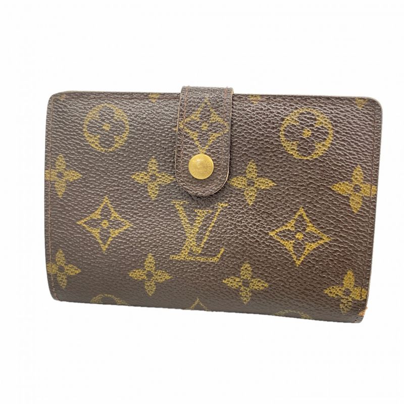 Louis Vuitton Wallet Monogram Porte Monnaie Viennois Brown