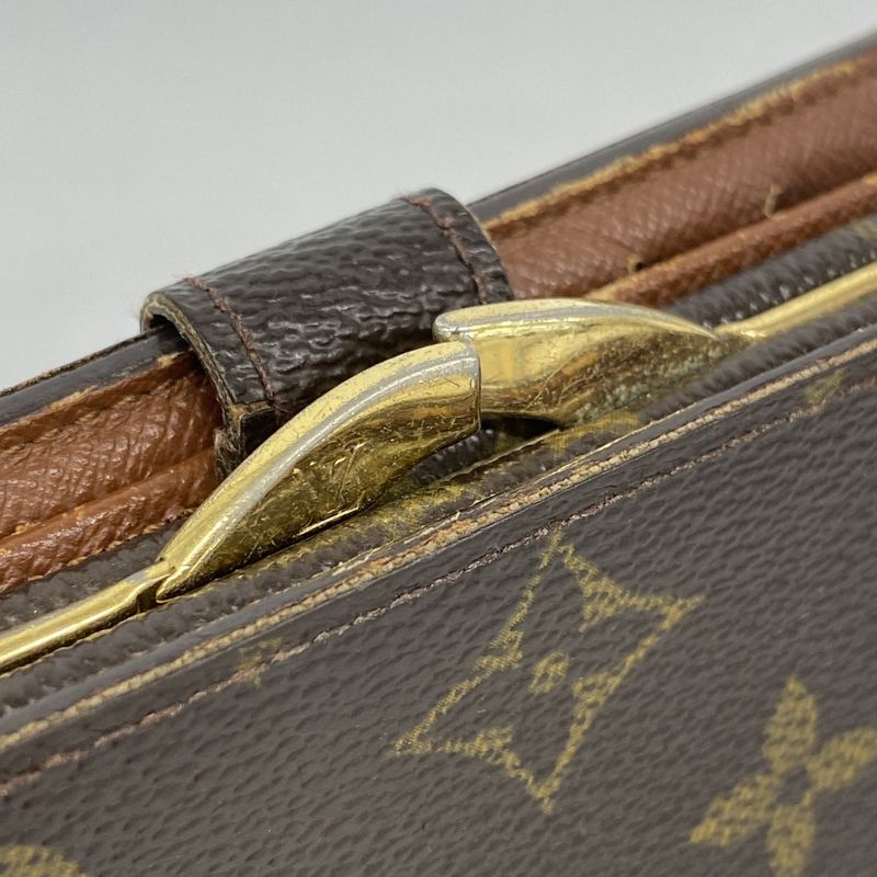 Louis Vuitton Wallet Monogram Porte Monnaie Viennois Brown