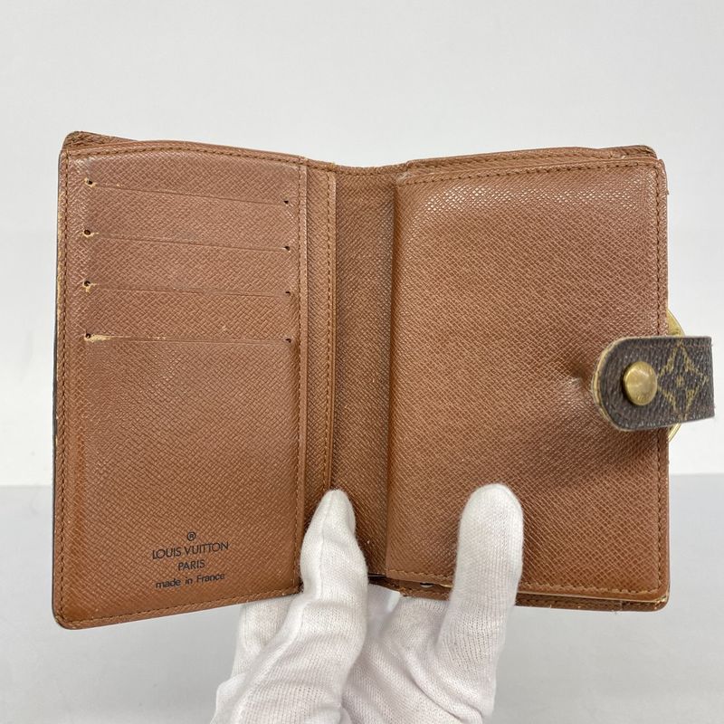 Louis Vuitton Wallet Monogram Porte Monnaie Viennois Brown