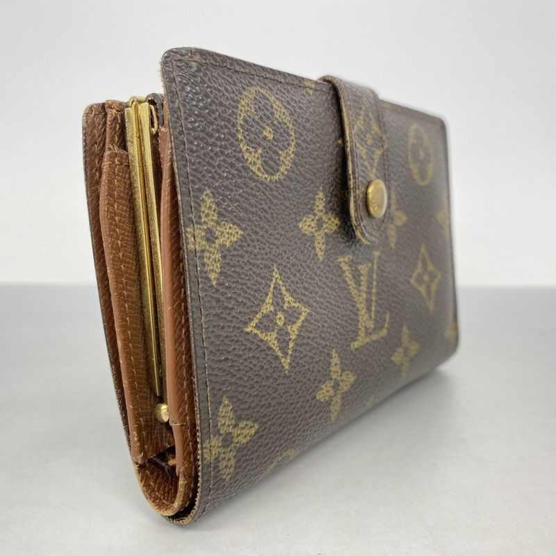Louis Vuitton Wallet Monogram Porte Monnaie Viennois Brown