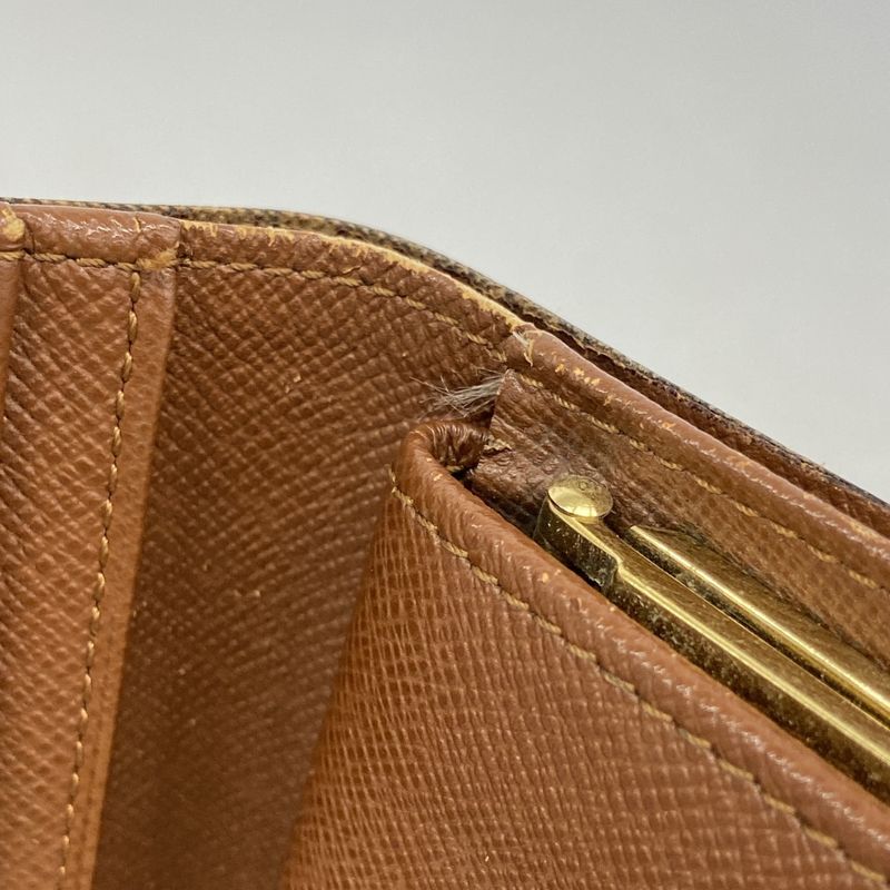 Louis Vuitton Wallet Monogram Porte Monnaie Viennois Brown