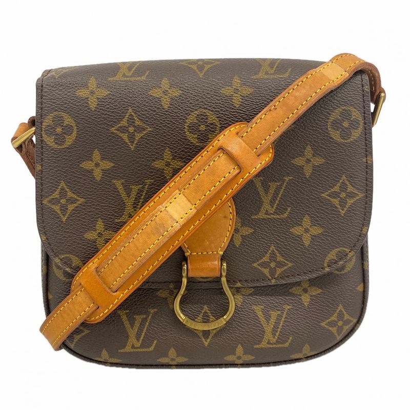 Louis Vuitton Shoulder Bag Monogram Saint Cloud MM Brown