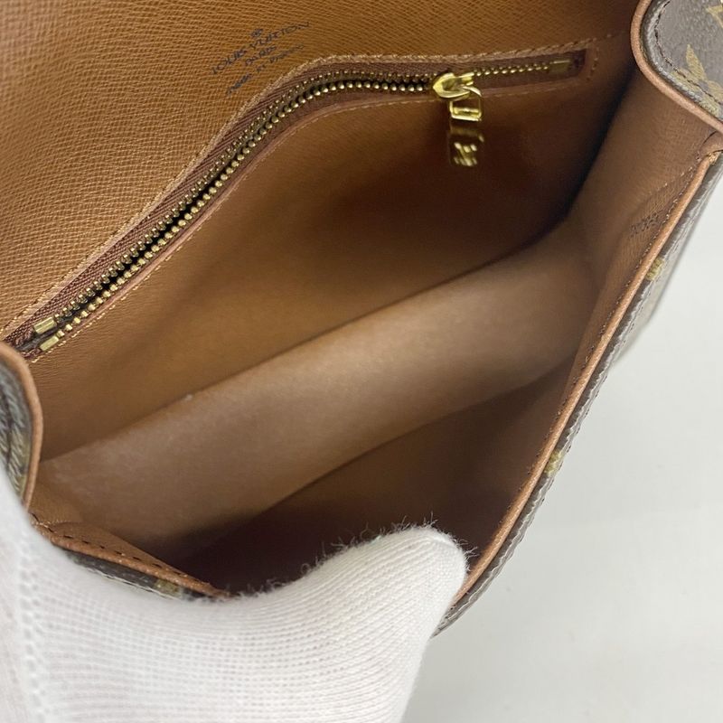 Louis Vuitton Shoulder Bag Monogram Saint Cloud MM Brown