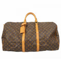 Louis Vuitton Boston Bag Monogram Keepall 60 Brown