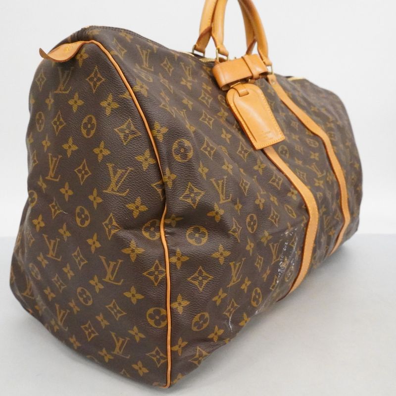 Louis Vuitton Boston Bag Monogram Keepall 60 Brown