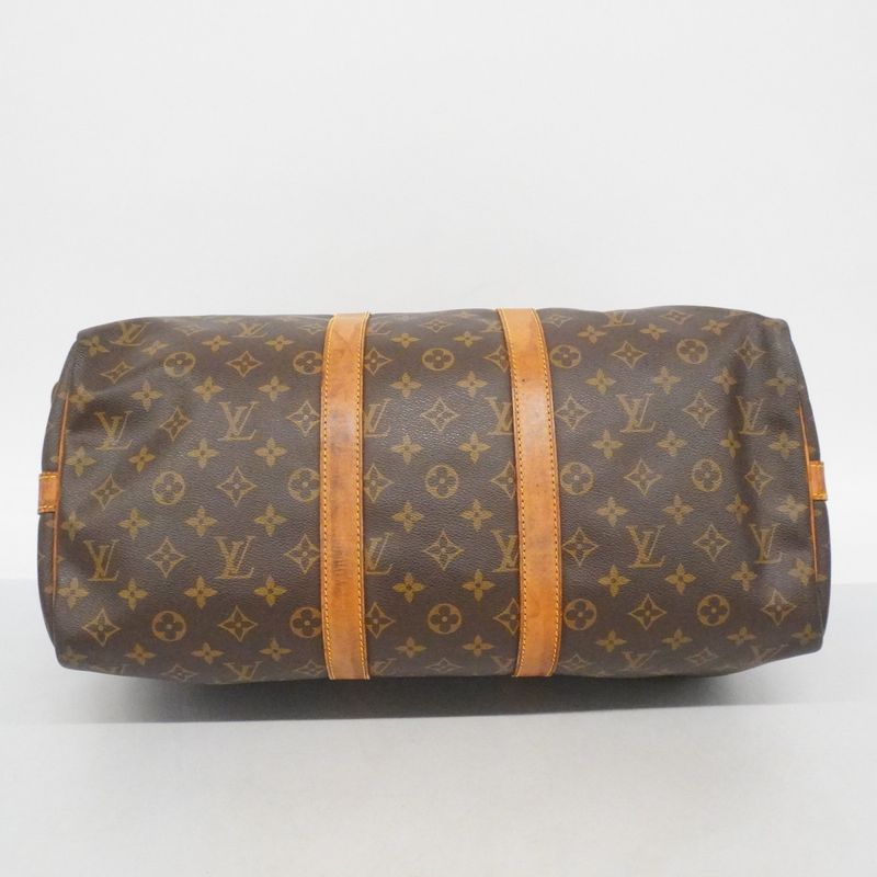 Louis Vuitton Boston Bag Monogram Keepall Bandouliere 45 Brown