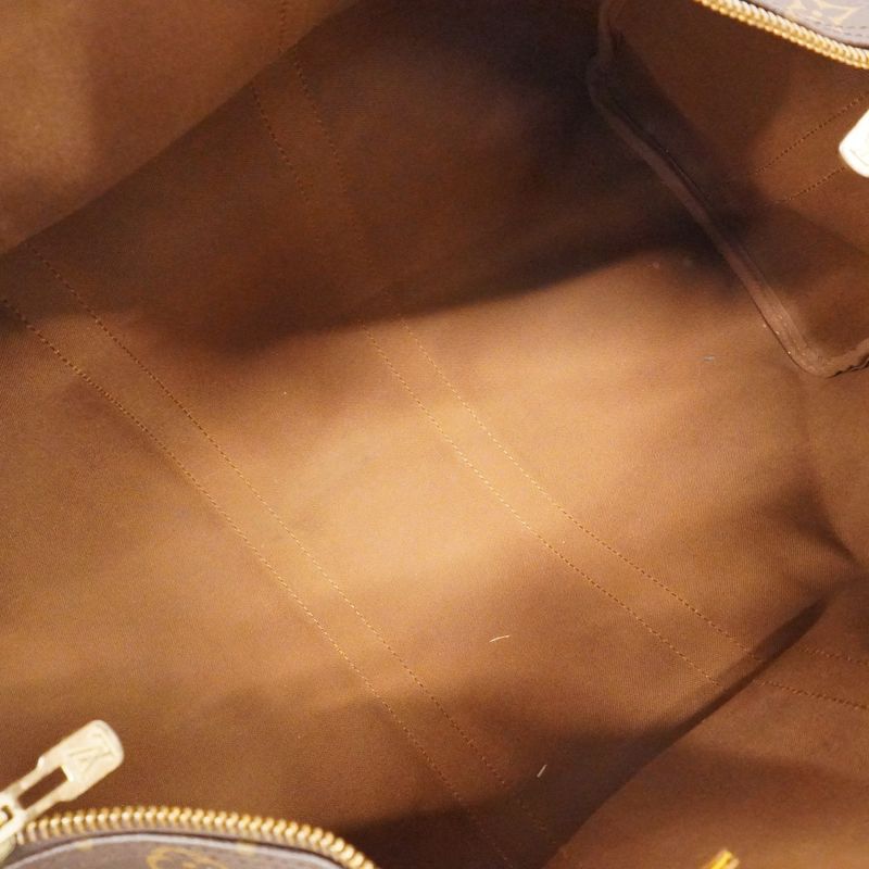 Louis Vuitton Boston Bag Monogram Keepall Bandouliere 45 Brown