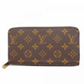 Louis Vuitton Wallet Monogram Zippy Brown Fuchsia Pink